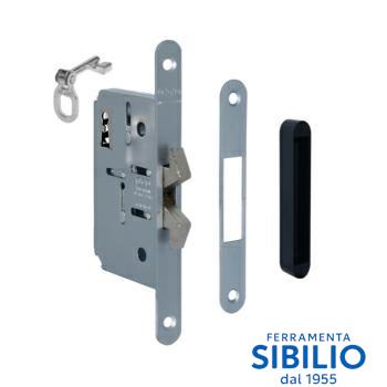 B087715034 A1 SERRATURE SCIVOLA F16 E50 CROMO OPACO CHIAVE