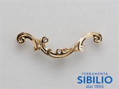 MANIGLIA ZAMA WMN726.096.KRGP PLACATO ORO+SWAR  GIUSTI