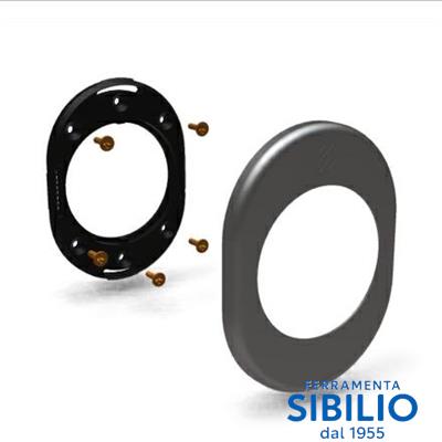 KIT PIASTRINA 4300KOB 62x82 c/foro D.46 OTTONE BRONZATO.