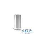PIEDE CILINDRICO H.120 D.70 IN POLIESTERE ALLUMINIO RAL9006 0720R120V06