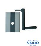 KIT PLACCA BIANCA + MANIGLIA X ROLL EKM.UNI.NY.PB