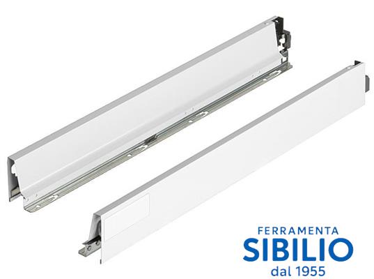 SPONDA TANDEMBOX 378K5002SA H.12 s/guida 553.80.665 BLUM BIANCO