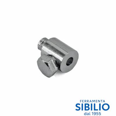 MORSETTA ZINCATO 5MM A 1 VITE LATERALE ESAGON.  17815