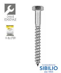 VITE BA0106030 A LEGNO T.E ZINC.06X300 DIN 571