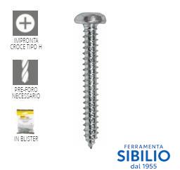 VITE LK0129009 TC CROCE tipo h AUTOF 2.9x9.5 cfda 1000pz