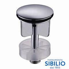 TAPPO PER SALTELLO OTTONE CROMATO DA 1' ART  211