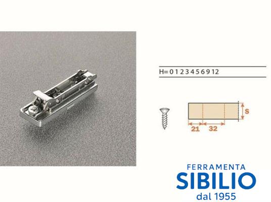 BASETTE SALICE DA 3mm  bap3r39   329.67.043