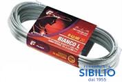 FILO ZINCATO MM2.1 PLASTIF.BIANCO STENDIBIANCHERIA DA MT.20 cavatorta