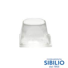 PARACOLPI ADESIVI TRASP.QUADRO MIS.20.X20. H.13.5MM ITPA073/50