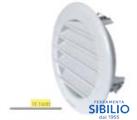 GRIGLIA PVC TET10RB TONDA F.100 D.128 DA INCASSO