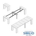 GUIDA CONSOLLE ALLUMINIO 11 COMP.400 9111400 LUNG.TOT.3000 ram industrie