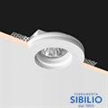 faretto in gesso tondo art.c02 d.10x3cm con port.gu10