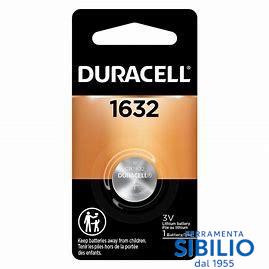BATTERIA ELETTRONICS  1632  DU104  BLISTER 1PZ  DURACELL