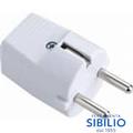 SPINA SCHUKO 16A 250V DIRITTA BIANCA  55021