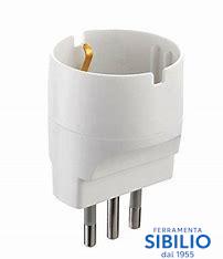 ADATTATORE SCHUKO 16A BIANCO OPACO  71915