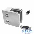 MORSETTO RETTANGOLARE 45X45 X VETRO 8-10MM INOX304 MRS029-4B