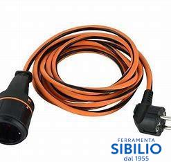 PROLUNGA DA MT 5 ORANGE/BLACK 3G1.5   01651  ELECTRALINE