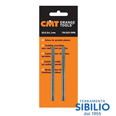 COLTELLI REVERSIBILI PIALLA (2/35) HWM 82X5.5X1.1mm   790.820   CMT