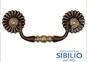 MANIGLIETTA PORRO ART 0443 DA 64 BRONZO ANTICO