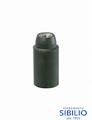 PORTALAMPADA E14 LISCIO NEROCO  E600L/NE