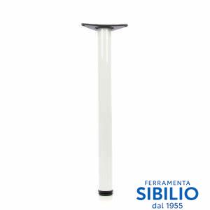GAMBA PER TAVOLO BIANCO D.60 ALTEZZA 710mm 24GP0007152