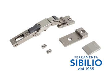 CERNIERE SALICE ART CBY2AC9 S/BASETTA 110 C/A PER VETRO 329.26.622