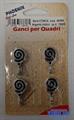 GANCIO PER QUADRI NORA  ARG.ANT. 78606 BLISTER