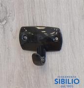 ASSICELLA 1 GANCIO NERO LUCIDO   3505121NEL_