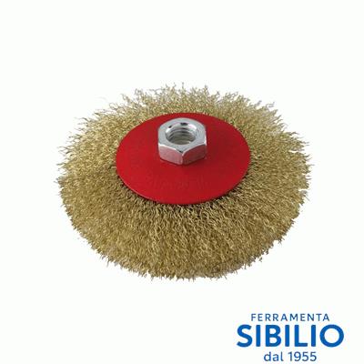 SPAZZOLA CONICA ONDULATA M14 ø120 VALEX 1454356