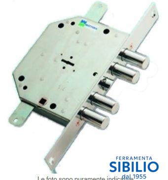 SERRATURA INFI.TRIPL.E.(MOD.CR) 89C751S00036S CON PIASTRA