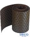 FASCIA PER BALCONI POLYRATTAN MAT RD02 MARRONE SCURO ALT.19CM