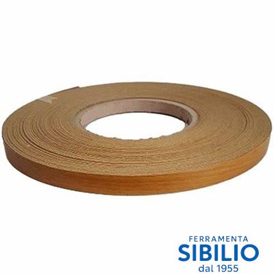 BORDO MELAMINICO H.22 NOCE CHIARO  C/COLLA