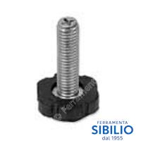 PIEDE REGOLABILE 27XM6 NERI ART  60120204