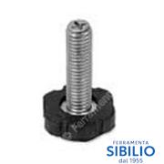 PIEDE REGOLABILE 27XM6 NERI ART  60120204