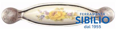 MANIGLIA IN PORCEL.ARG.VEC.FIO.GIALLO  M1601120.15  int.96