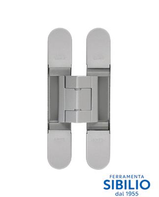 CERNIERE INVISIBILE CEAM 3D 1429 ARGENTO 128x22 mm