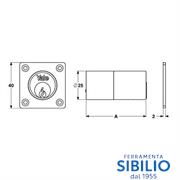 CILINDRI YALE 2252245 P/SER ELETTR.