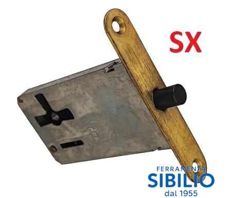 SERRATURE INFILARE C/PIOLO 11/F01SC25S E.25 SX PLACCA 68X10