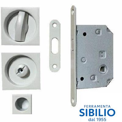 KIT PER PORTE SCORREVOLE QUADRO BIANCO+SERR+DITALE 94/Q/BI ARIENI