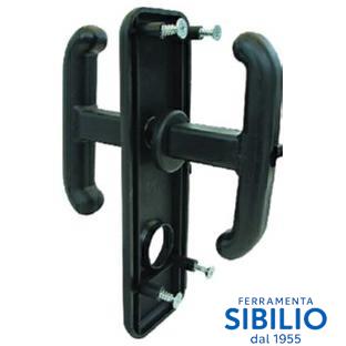 MANIGLIA BASCULANTE SERIE ELISSE KIT C/PLASSA CILINDRO TONDO  42512