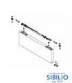 KIT 0500/60 PER PORTE SCOREVOLI DA KG 60 CON ABS COMP.DOPPIO