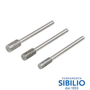 SET MOLETTE DIAMANTATE CILINDRICHE 3PZ ART 5987 WOLFCRAFT