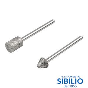 SET MOLETTE DIAMANTATE SFERICHE CONICHE CF DA 3 PZ  5989  WOLFCRAFT