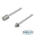 SET MOLETTE DIAMANTATE SFERICHE CONICHE CF DA 3 PZ  5989  WOLFCRAFT