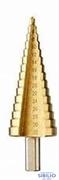 FRESA CONICA A GRADINO RIVESTITA AL TITANIO  4/30MM  KRINO