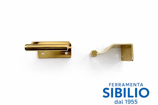 MANIGLIA A LINGUETTA OTTONE LUCIDO  01390-32-0020  COSMOV