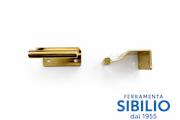 MANIGLIA A LINGUETTA OTTONE LUCIDO  01390-32-0020  COSMOV