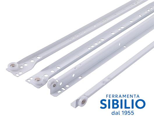 GUIDA PER CASSETTI BIANCA 400mm SP 1.2  79400B RAM