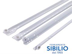 GUIDA PER CASSETTI BIANCA 400mm SP 1.2  79400B RAM