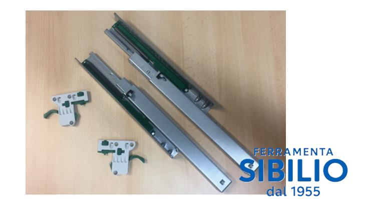 GUIDA PER CASSETTI LEGNO MM.500 PUSH  FSCS-316E/50P